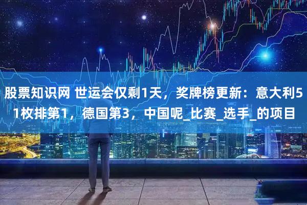 股票知识网 世运会仅剩1天，奖牌榜更新：意大利51枚排第1，德国第3，中国呢_比赛_选手_的项目