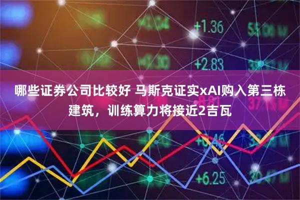 哪些证券公司比较好 马斯克证实xAI购入第三栋建筑，训练算力将接近2吉瓦